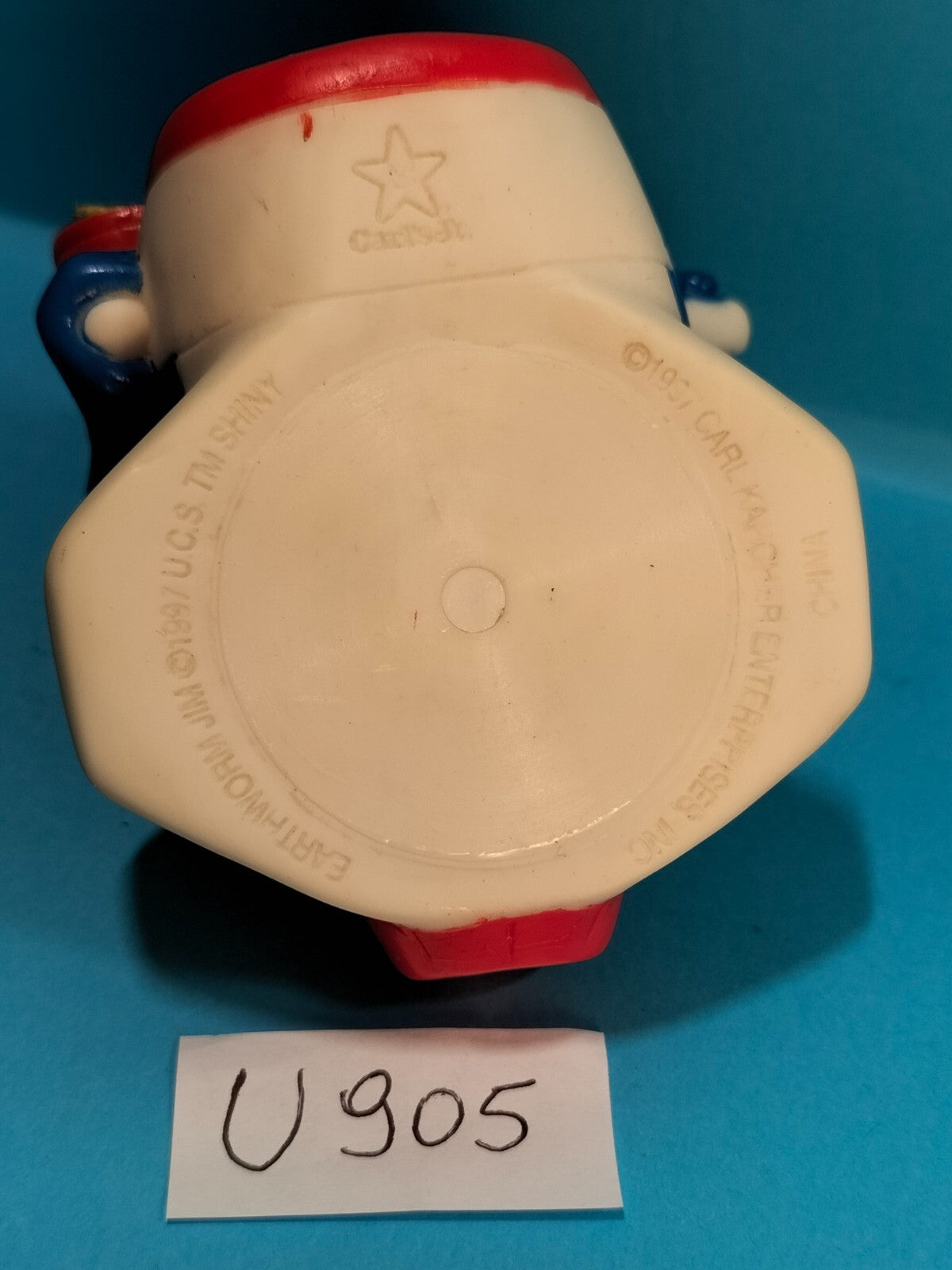 Figurine U905: Earthworm Jim - Carl's Jr fast food toy 7cm 1997