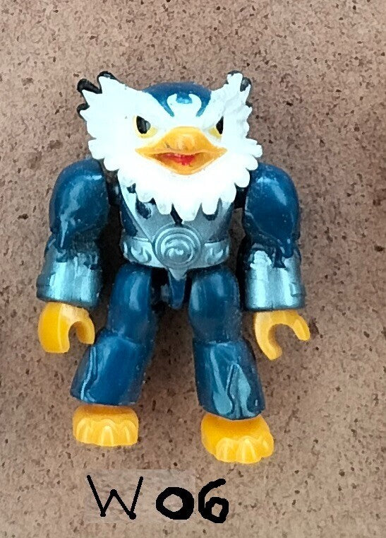 Figure W06: Crusher Blue eagle soldier Skylanders Mega bloks (lego compatible)