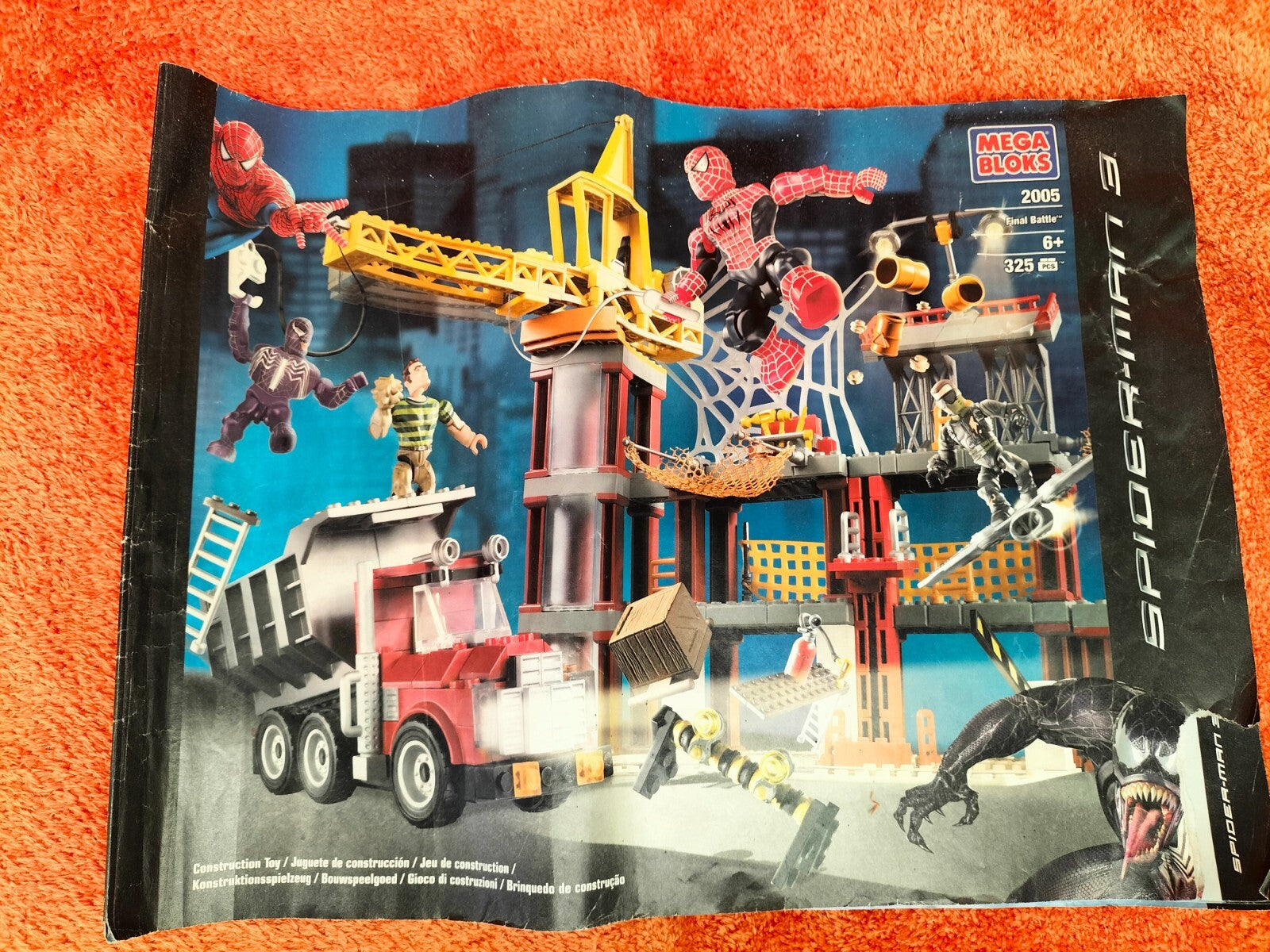 Lot V065: Spider-man 3 Mega Bloks 2005 incomplete rare