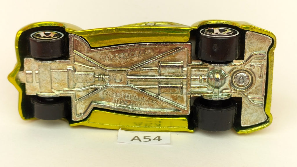 A54 Hot Wheels Classics 1940 Ford Coupe Gold Rare