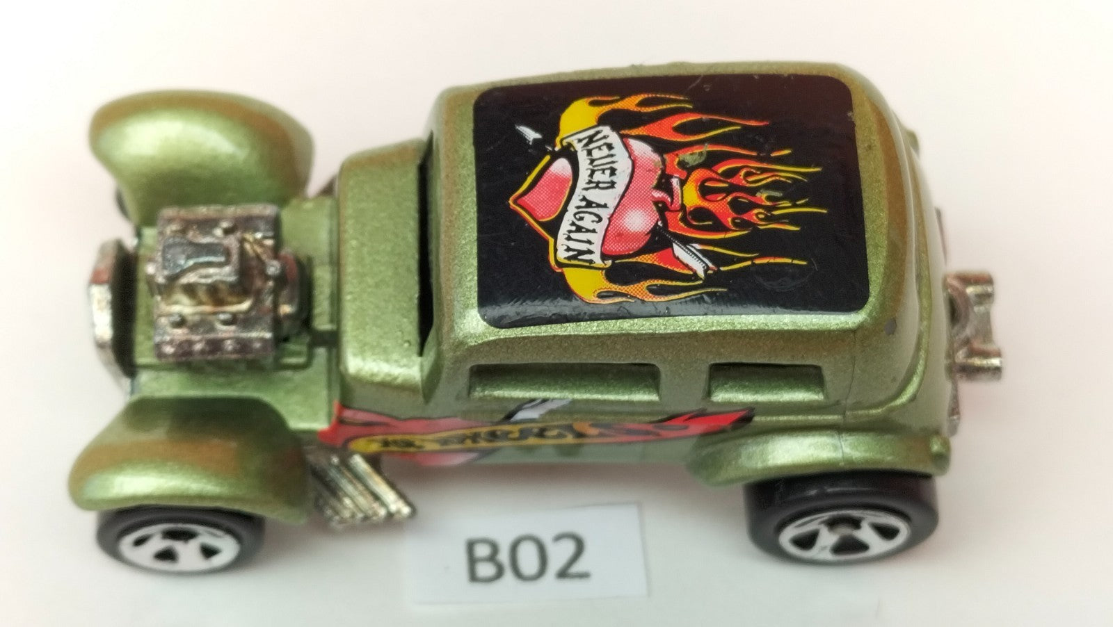 Car B02 Hot Wheels '32 Ford Vicky Never again Rare