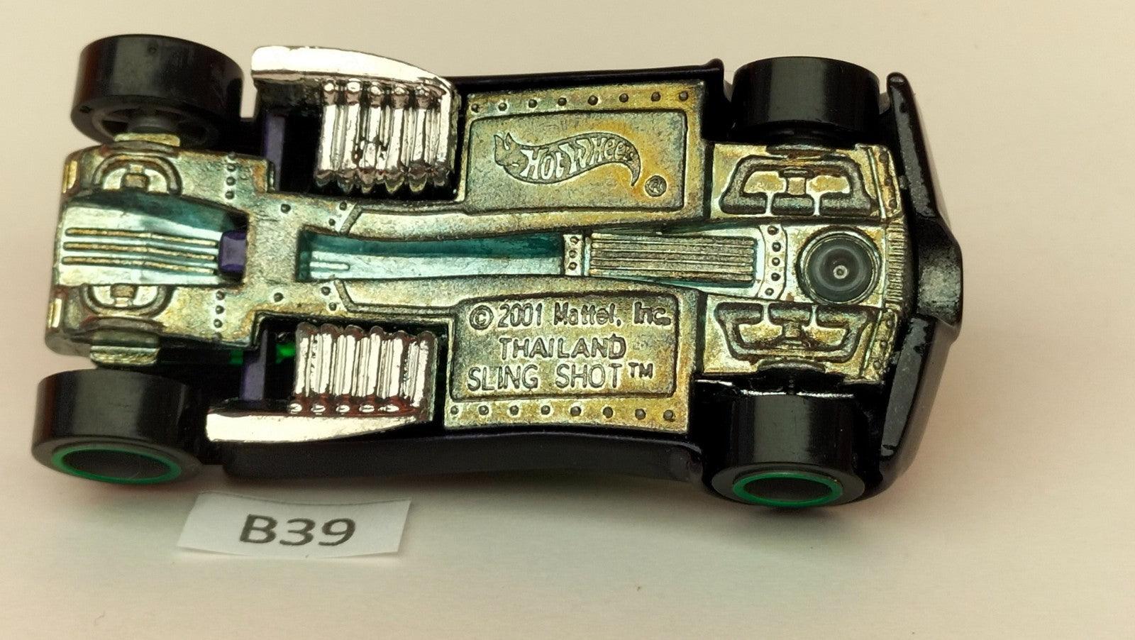 Car B39 Hot Wheels World race Sling Shot Highway 35 street breed 8 - Rare