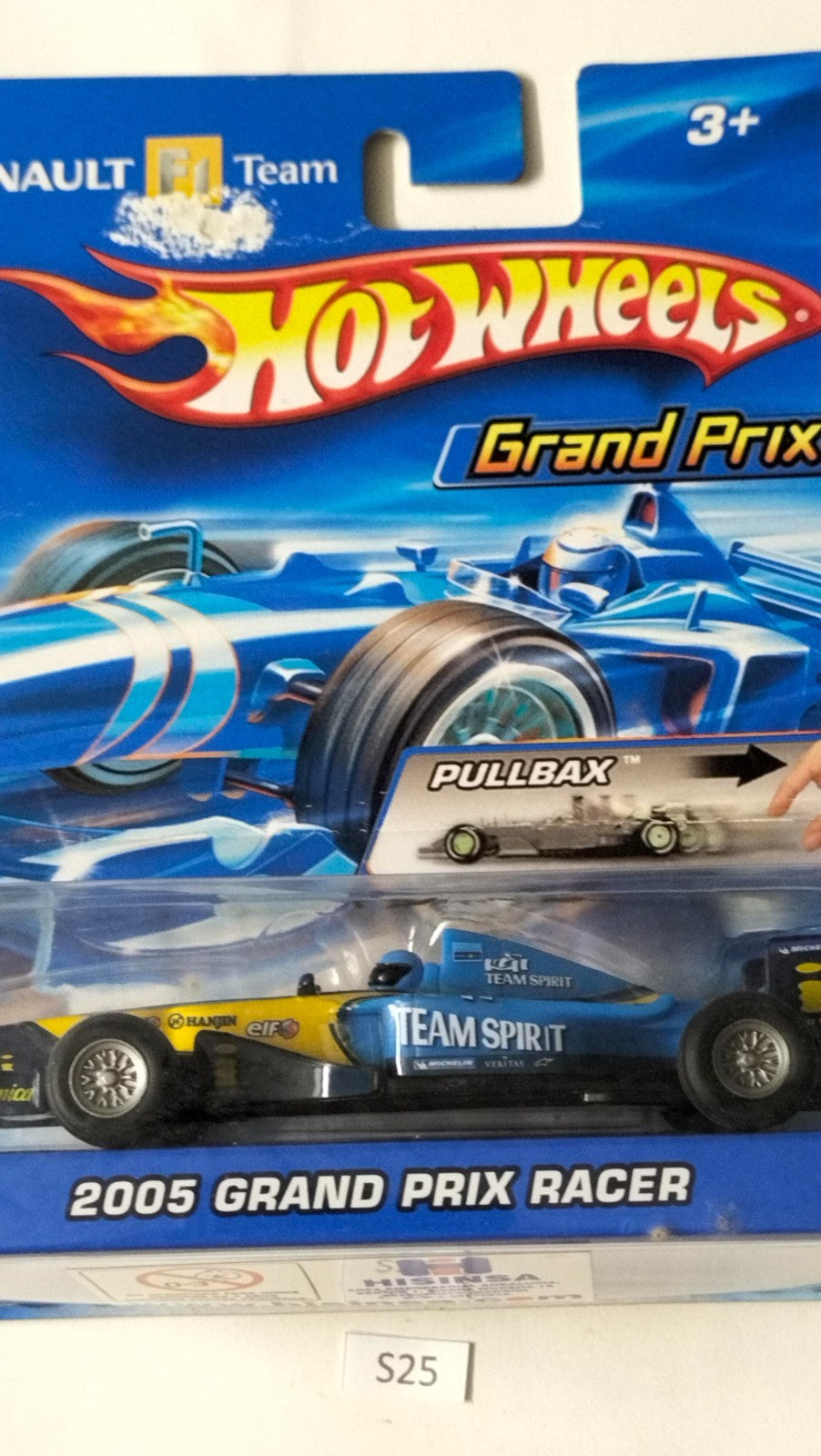 Hot Wheels S25 Grand Prix F1 Formula 1 Renault 2005 car, new in blister pack