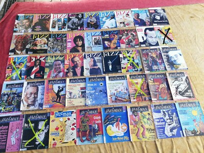 4 JAZZMAN / JAZZ MAGAZINE issues to choose from the photos (€6 for all 4) 1971 to 2013