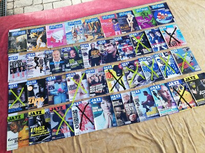 4 JAZZMAN / JAZZ MAGAZINE issues to choose from the photos (€6 for all 4) 1971 to 2013