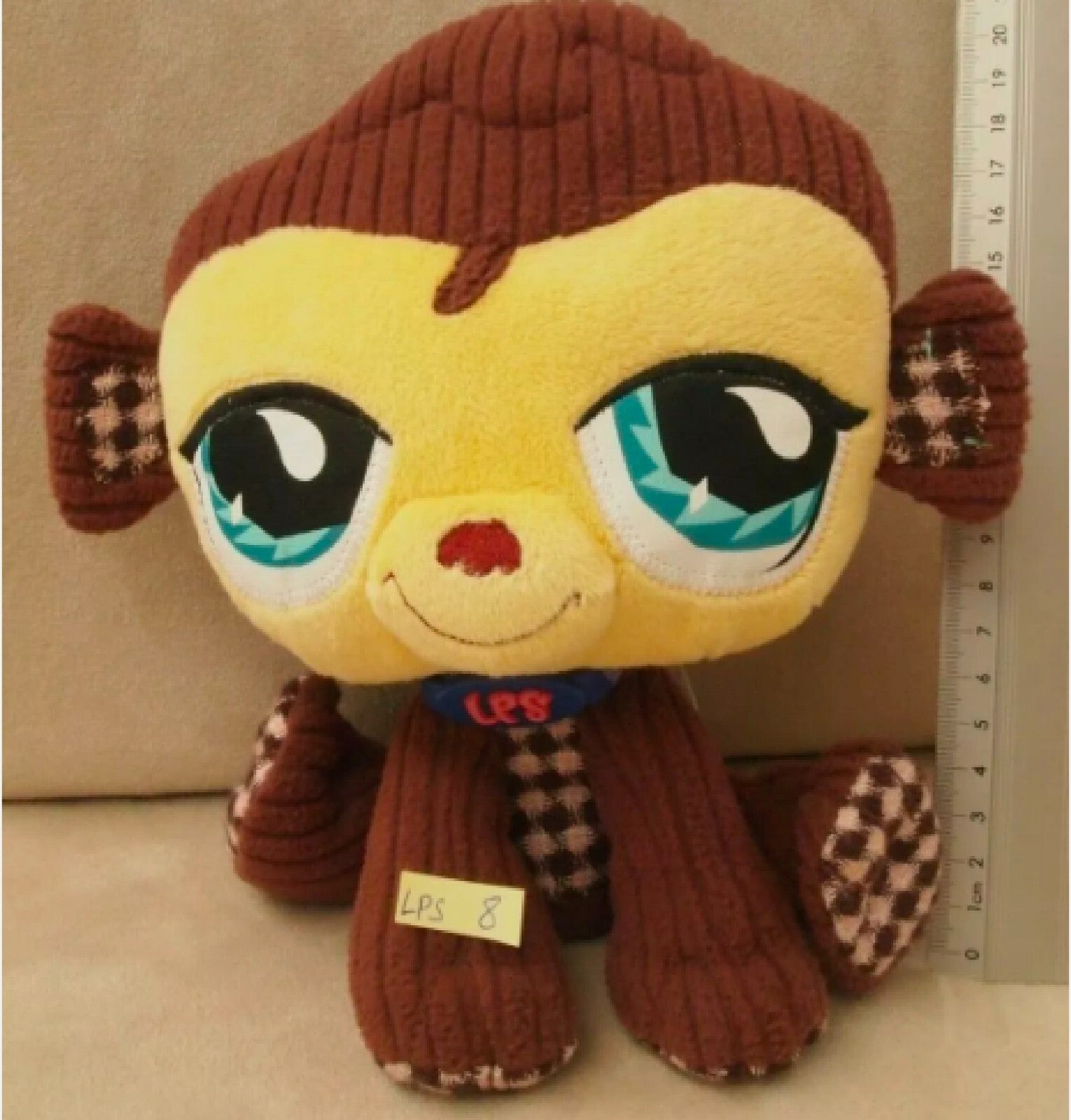 Plush n°F72/T852/LPS8: MONKEY * Littlest PET SHOP * 20cm LPS