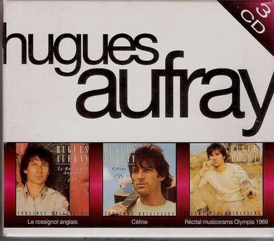3-CD BOX SET HUGUES AUFRAY RARE - THE ENGLISH NIGHTINGALE, CELINE, MUSICORAMA 1969