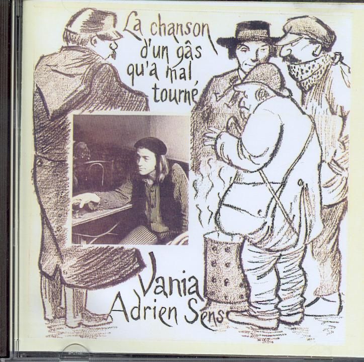 CD Vania Adrien Sens sings Gaston Couté - The song of a guy who went wrong