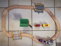 Lot No. A06 Wooden Train Set, mostly BRIO