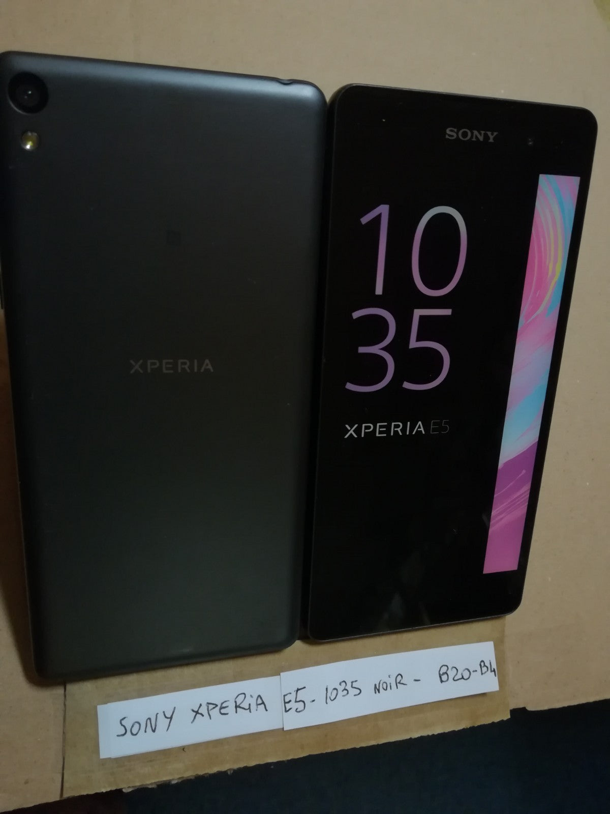 Dummy mobile phone/smartphone #B20-B4: Sony Xperia E5 black