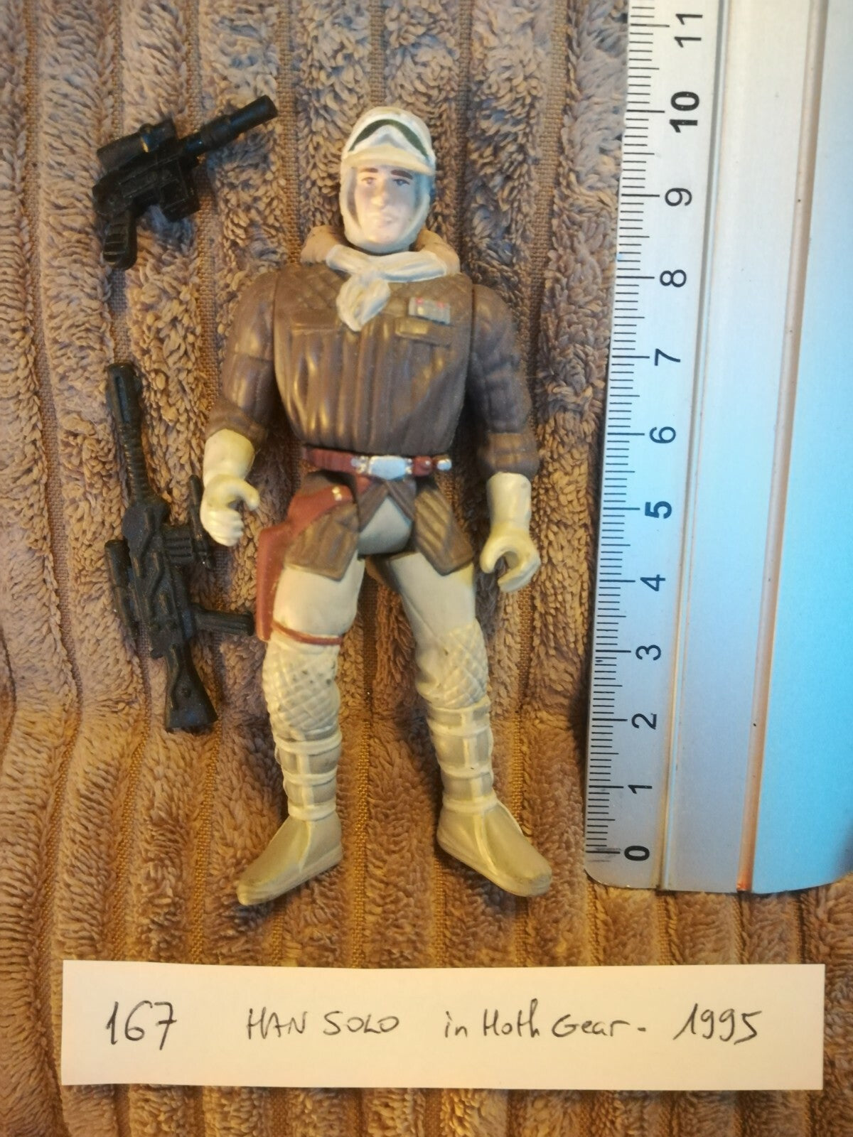 figurine STAR WARS 167*: HAN SOLO in Hoth gear - 1995
