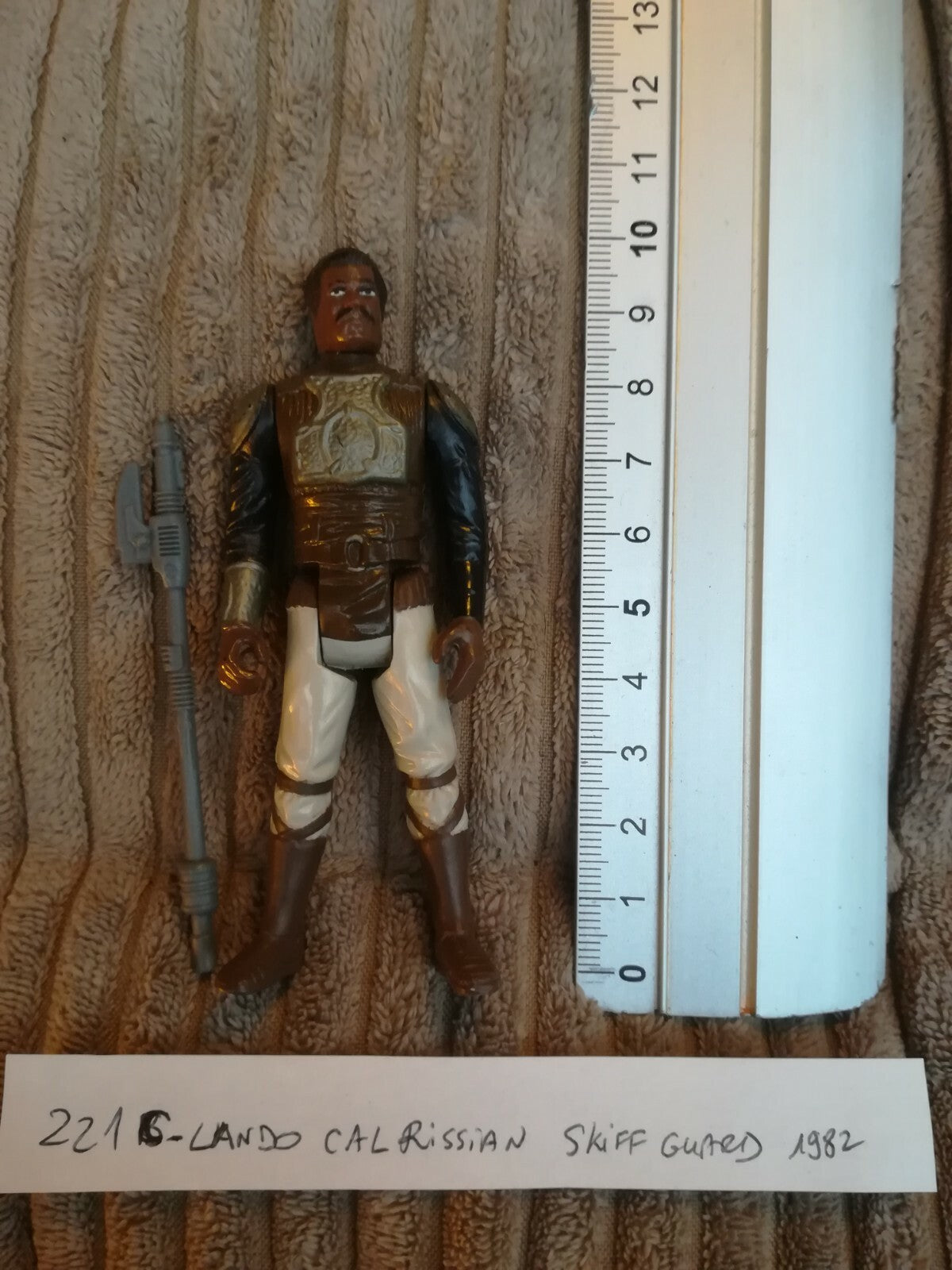 figurine STAR WARS 221C: LANDO CALRISSIAN Skiff guard - 1982