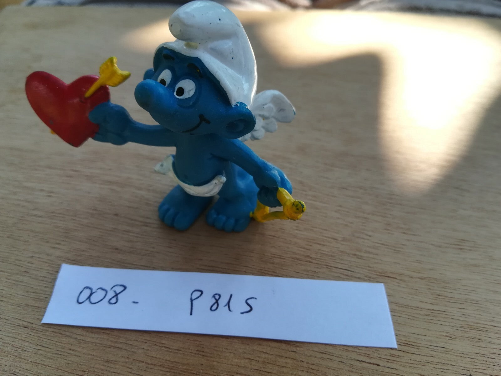 Smurf figurine 008: Cupid Heart Valentine's Day - Portugal 1981 Schleich/Smurf
