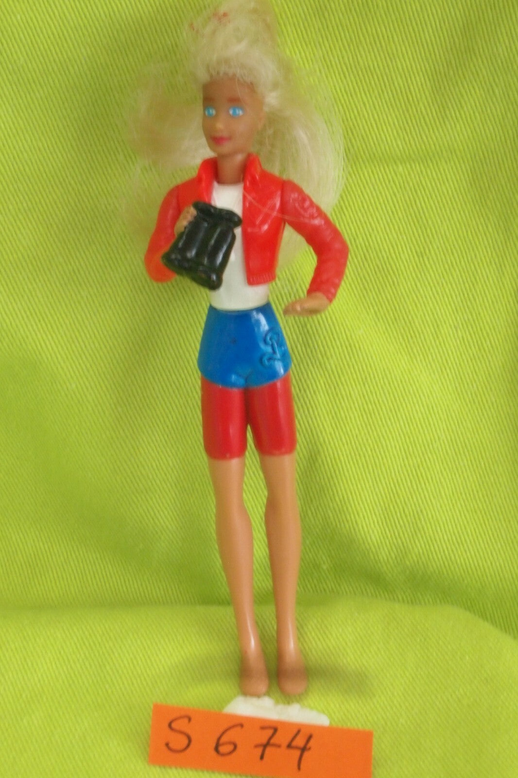 Doll S674: Mini Barbie McDonald USA 10cm Coast Guard/Base