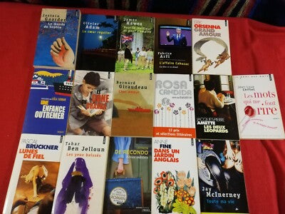 3 BOOKS Novels and essays POINTS to choose from in the photo (€6 for all 3)