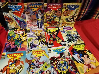 LOT OF 12 COMICS Semic editions - FACTOR X