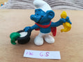 figurine SMURF 176: Magician - W.Germany - 1980 Schleich /Smurf