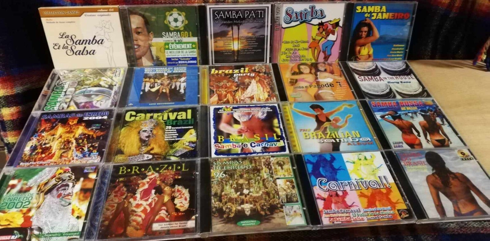 Lot Brazil No. 2: 20 CDs of samba, pagode, and carnival music