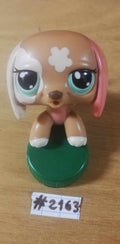 figurine LITTLEST PETSHOP: DACHSHUND DOG #2163 (dachshund dog)