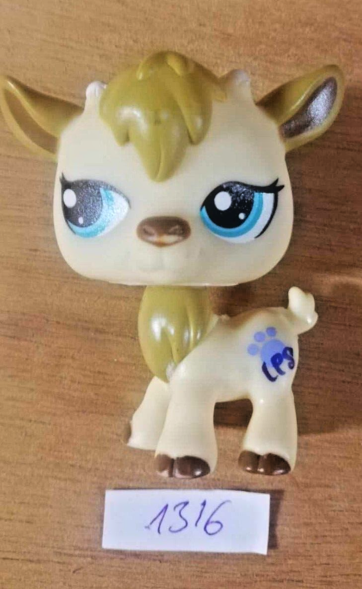 LITTLEST PETSHOP figurine: GOAT #1316 (goat)