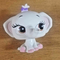 LITTLEST PETSHOP figurine: rare WHITE ELEPHANT