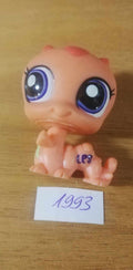 LITTLEST PETSHOP figurine: PINK CATERPILLAR #1993 (pink catterpillar)