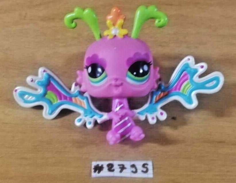 LITTLEST PETSHOP Figurine: FAIRY ELF #2795 (soaring skies fairy)