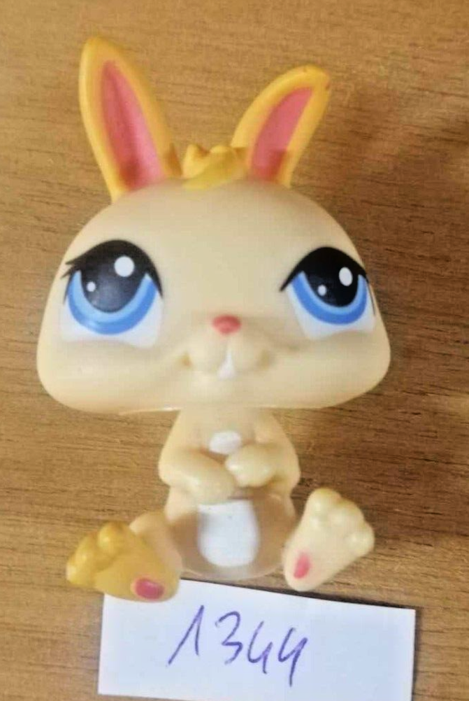 LITTLEST PETSHOP figurine: RABBIT #1344 (rabbit)