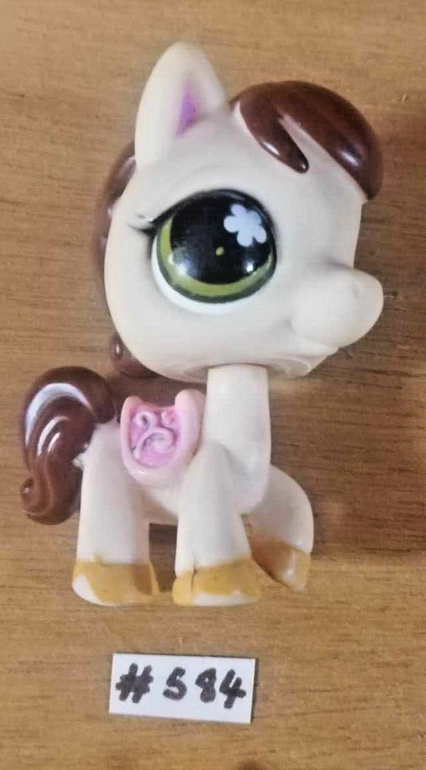 LITTLEST PETSHOP figurine: HORSE #584 (horse)