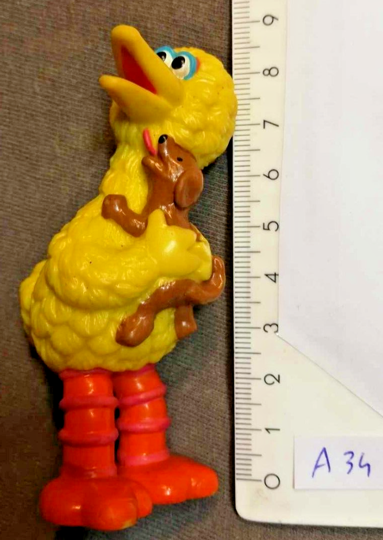 Sesame Street figurine A34: Big Bird with dog - Applause - Henson