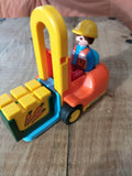 Playmobil 123: Worker + pallet jack/forklift