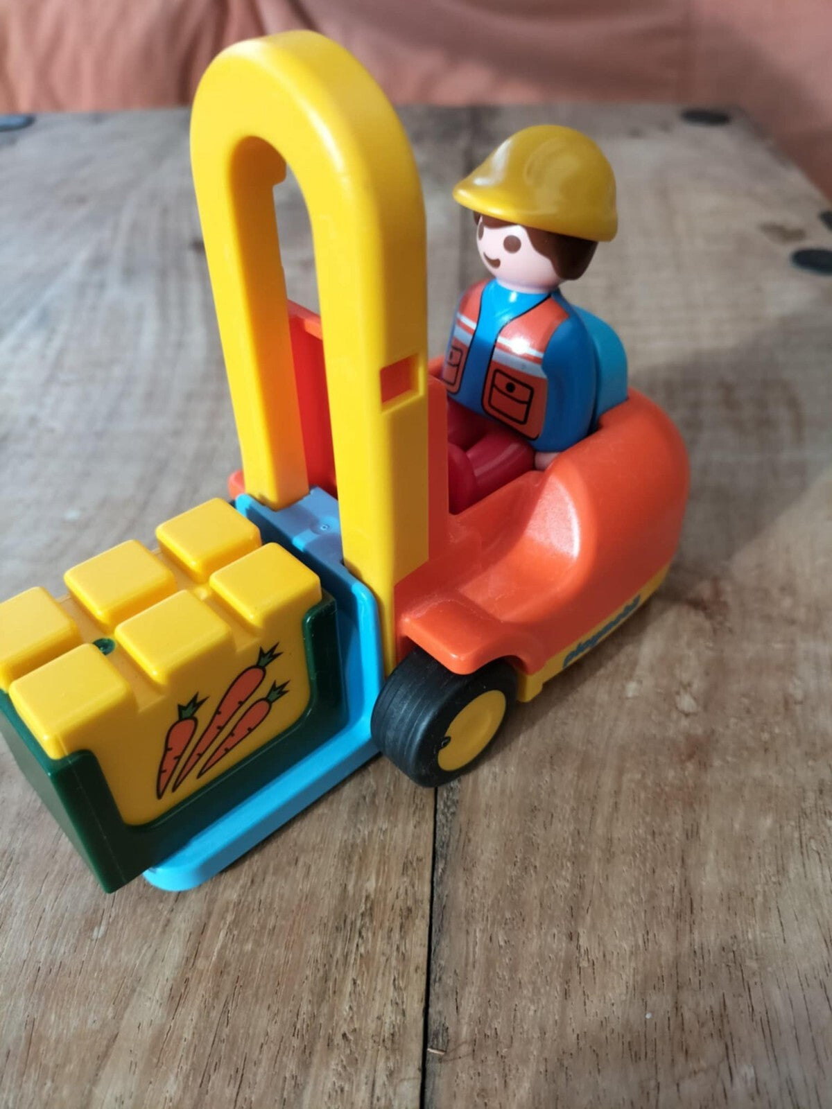 Playmobil 123: Worker + pallet jack/forklift