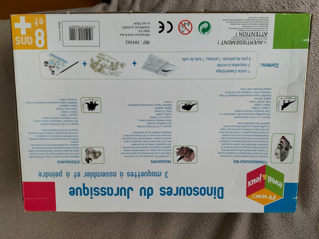 Jurassic Dinosaurs Gift Set Fnac Early Learning &amp; Games - 3 Models