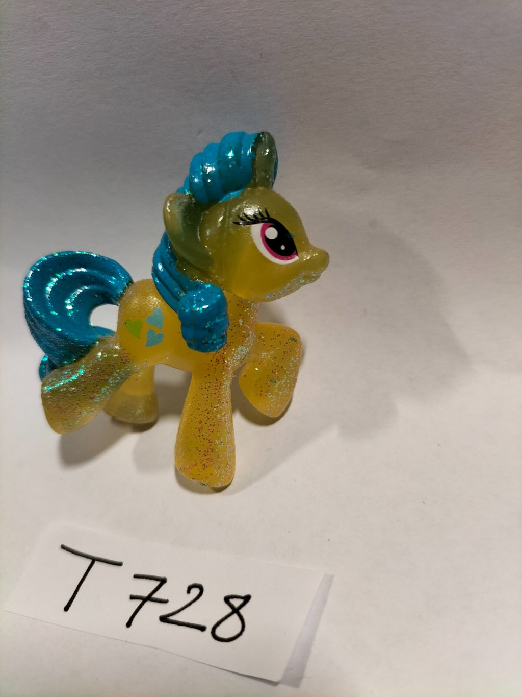 MY LITTLE PONY T728 My little pony blind bag lemon hearts transparent glitter