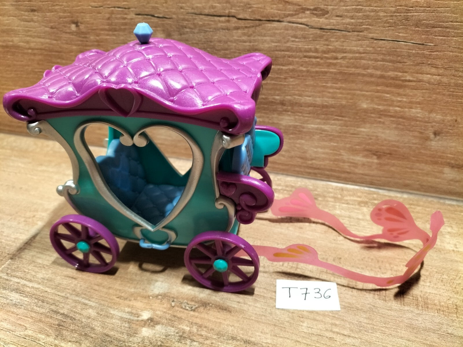 MY LITTLE PONY T736 Carriage 12cm Fantasy Carriage Pony Tails LANARD