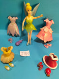 Tinker Bell Figurine T761 + Fashion Accessories Polly Pocket DISNEYLAND