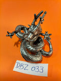 Figurine DBZ 033:Silver Shenron 5x6cm silver Gashapon B/S STA Dragonball Bandai