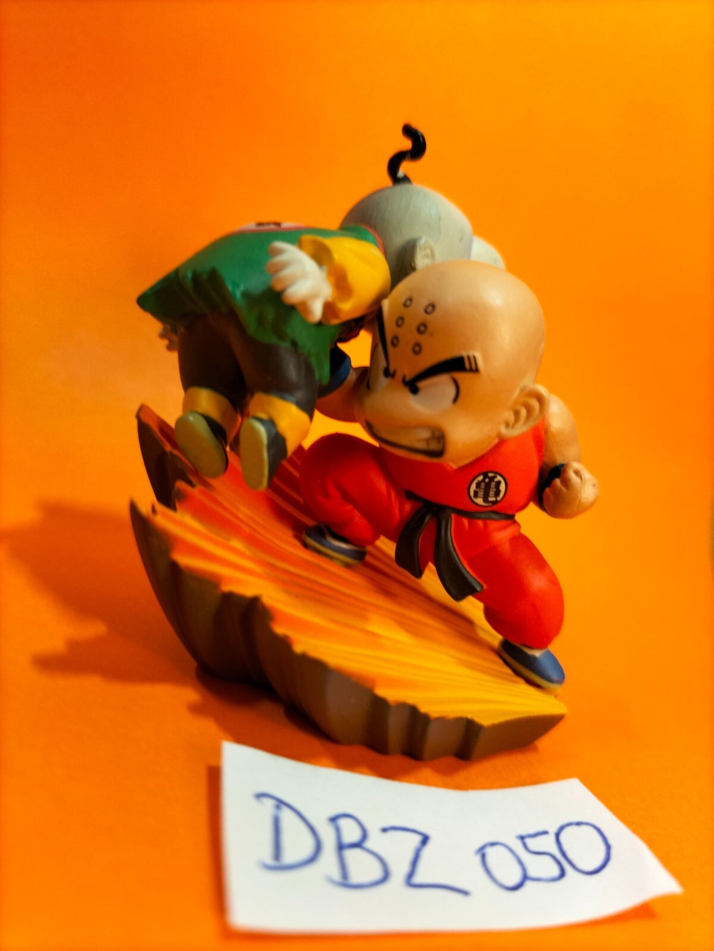 Figure DBZ 050: Krillin vs Chaoz 5cm B/ST MH.China Megahouse capsule Neo rare