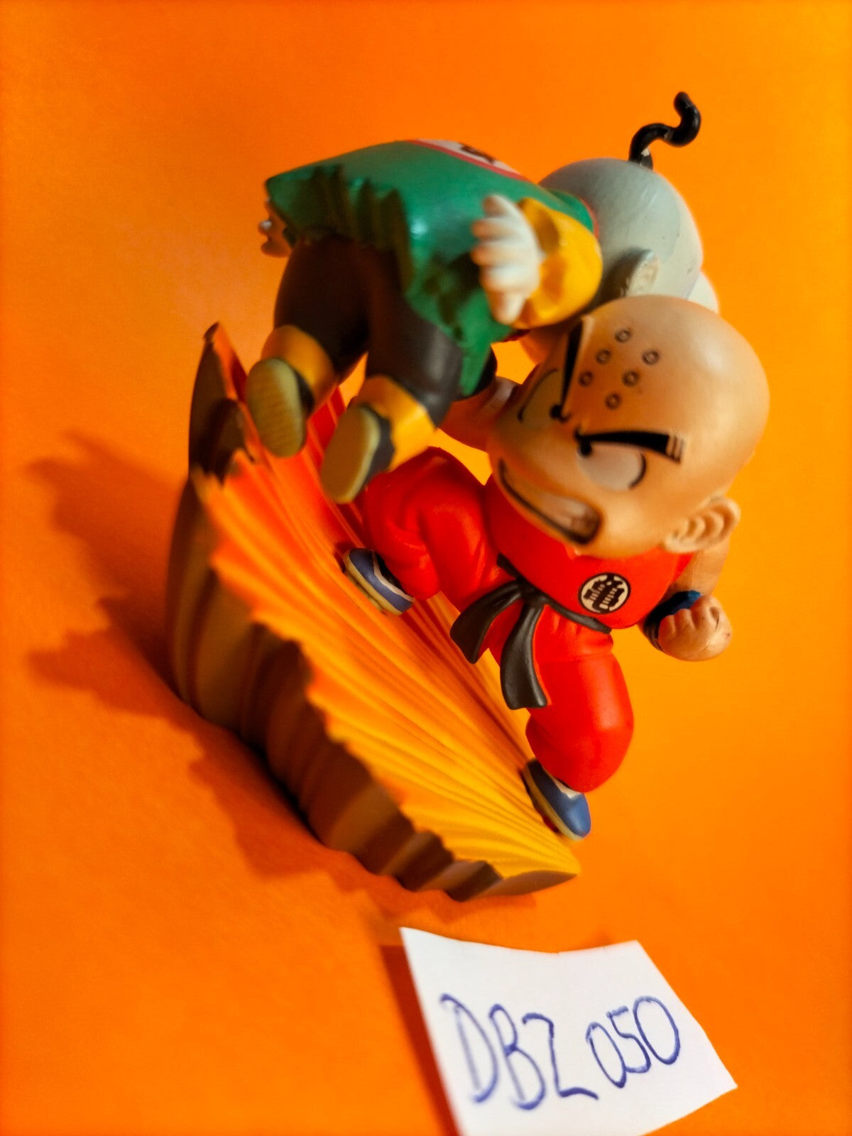 Figure DBZ 050: Krillin vs Chaoz 5cm B/ST MH.China Megahouse capsule Neo rare