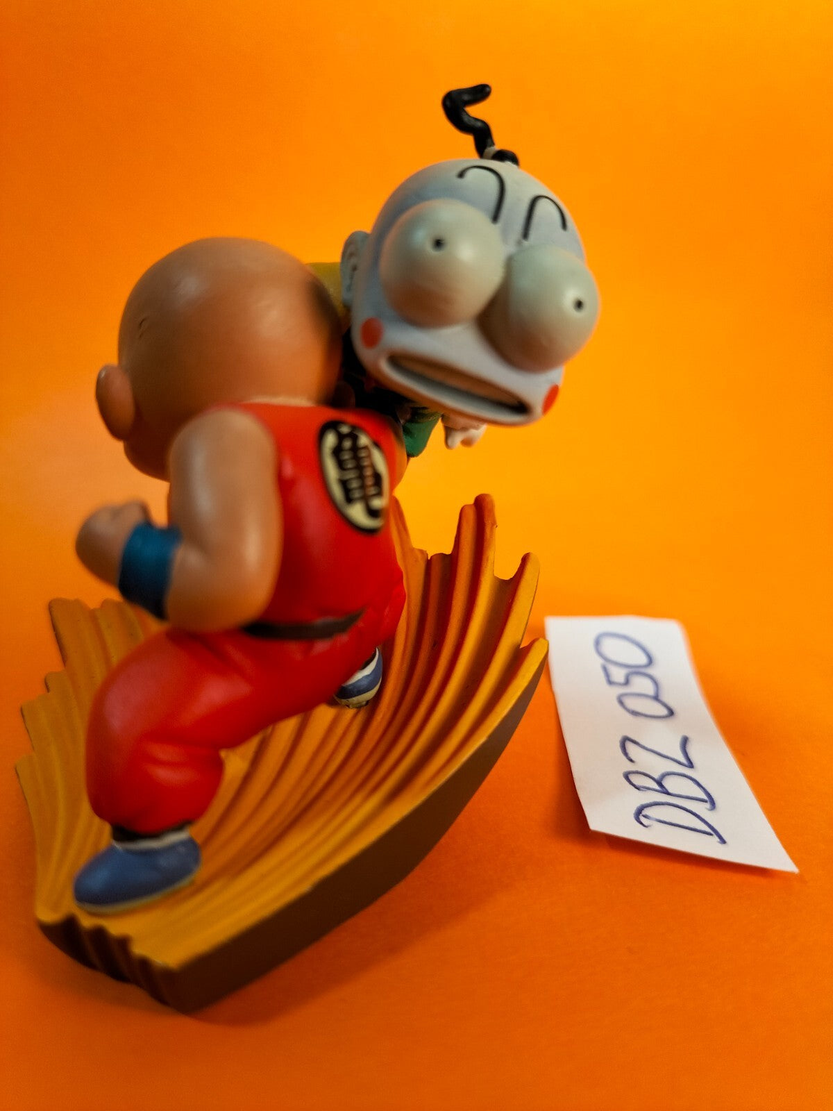 Figure DBZ 050: Krillin vs Chaoz 5cm B/ST MH.China Megahouse capsule Neo rare