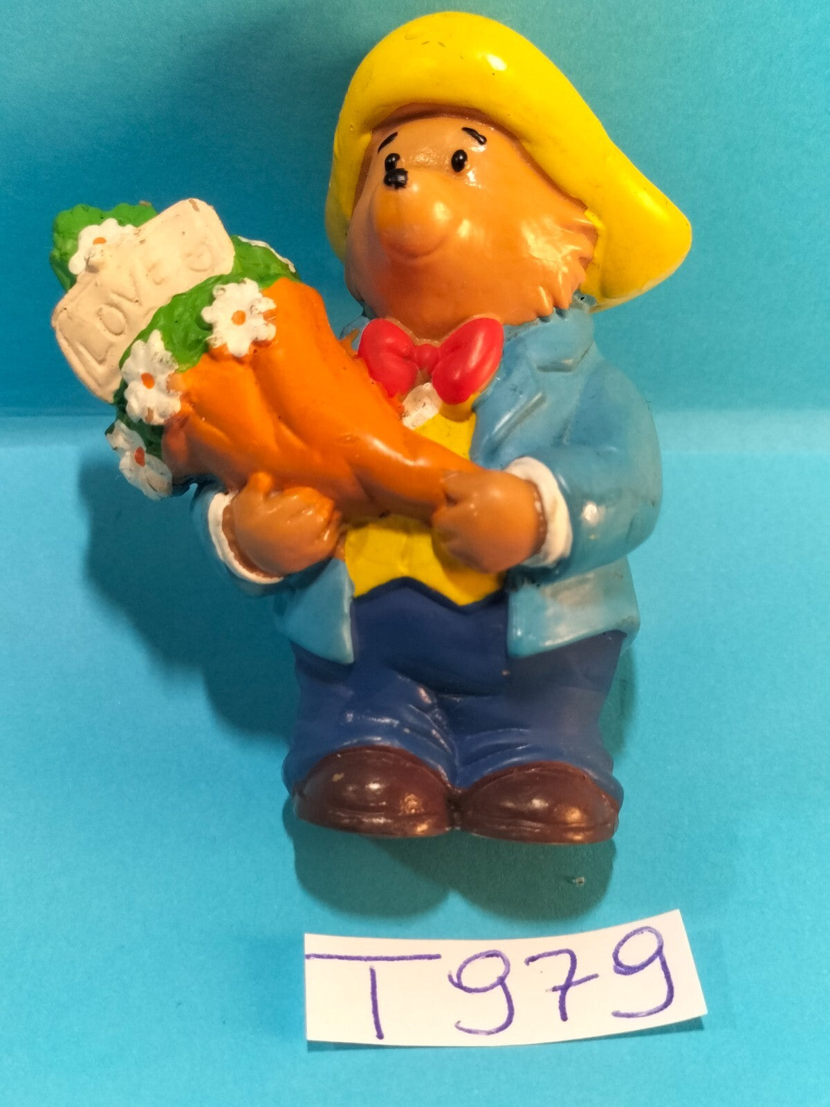 Figurine T979: Paddington Bear 6cm Bullyland Germany 1999