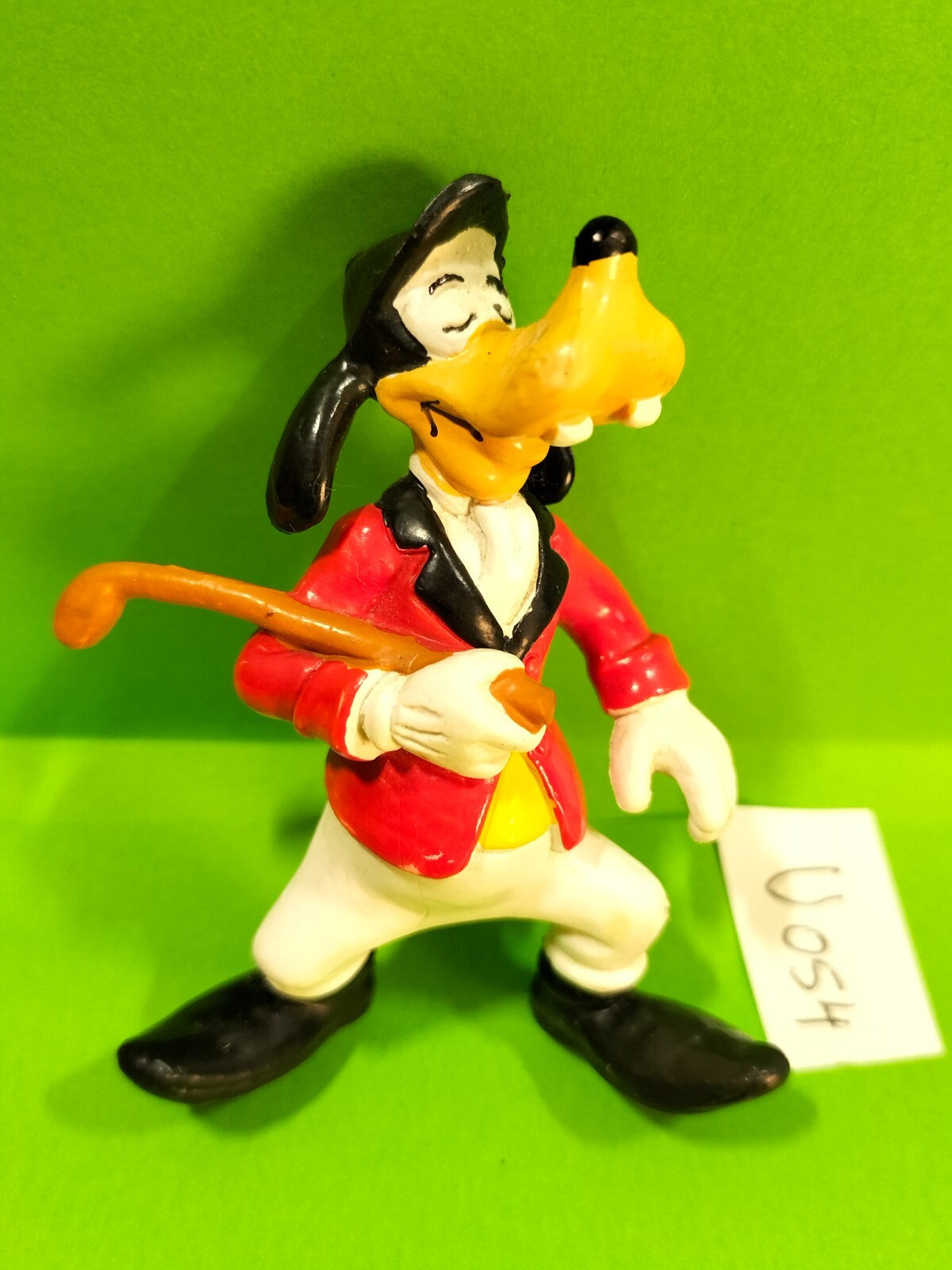 Figurine U054: Goofy Jockey Riding 7cm Bully Germany Goofy Disney
