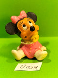 Figurine U059/U858: Minnie baby 5cm Bully 1985 W.Germany Disney baby