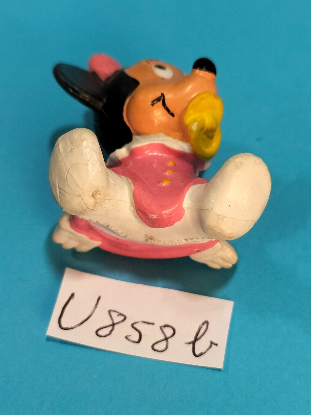 Figurine U059/U858: Minnie baby 5cm Bully 1985 W.Germany Disney baby