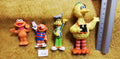 Lot B44 : 4 Figurines RUE SESAME street Touristes Henson