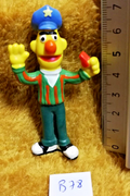 Figurine B78: Bert Policeman SESAME STREET Henson Crossing guard Policeman