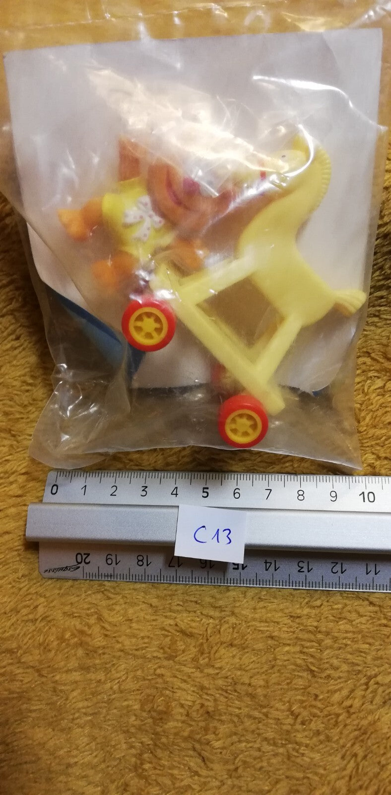 Figurine MUPPET SHOW C13: Bear Fozzie bear Muppet babies McDonald's NEW/MINT 86