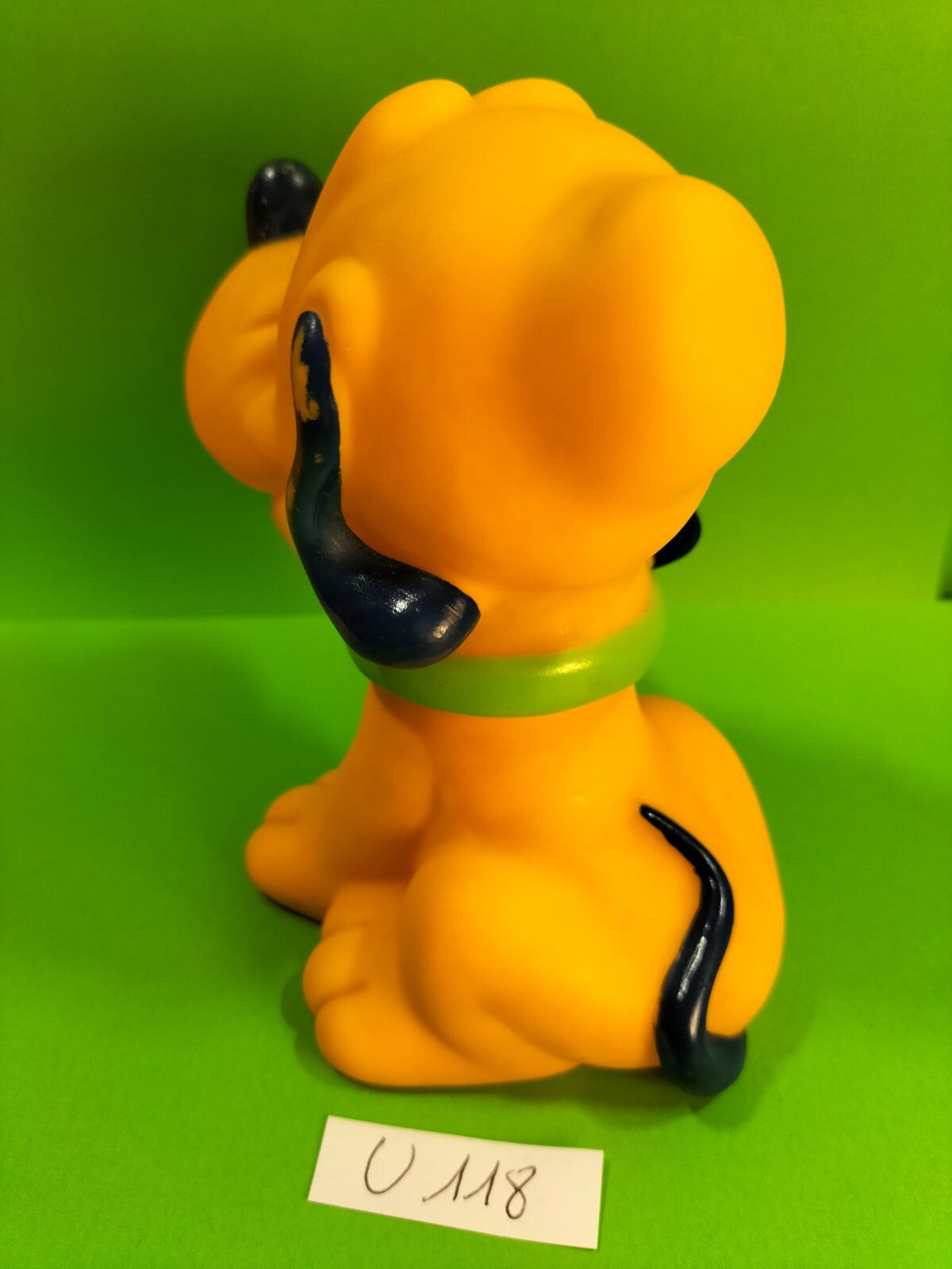 Figurine U118: Squeaky Pluto, Mickey Mouse's dog, Disney, 11cm, 1984