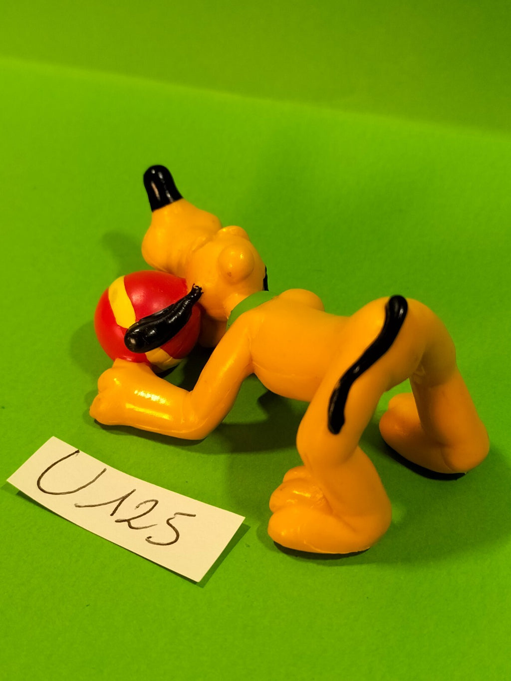 U125 Figurine: Pluto/Balloon - Mickey Mouse Dog Disney 7cm