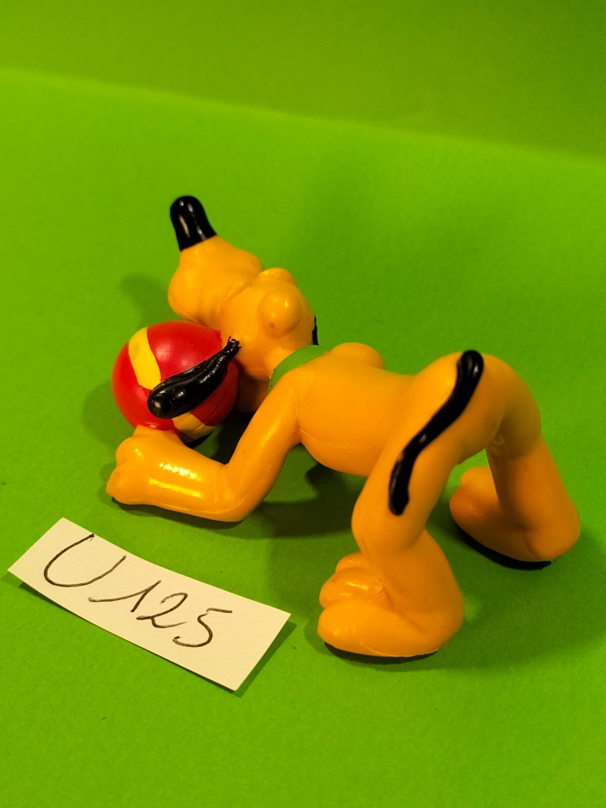 U125 Figurine: Pluto/Balloon - Mickey Mouse Dog Disney 7cm